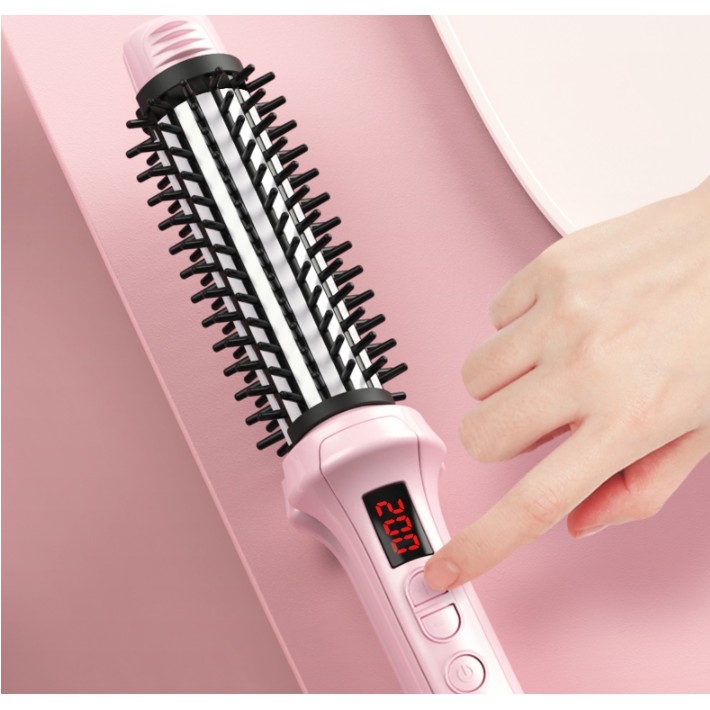 Máy uốn tóc chính hãng Máy Uốn Duỗi Bấm Tóc  VIVID & VOGUE Tóc Thẳng Hai Trong Một VAV-059