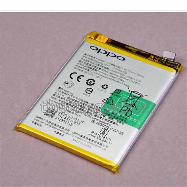 Thay pin Oppo Reno 2, BLP717, 4035mAh xịn, bảo hành 3 tháng