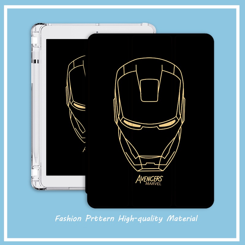 Bao Da Máy Tính Bảng Nắp Lật Chống Sốc Có Ngăn Đựng Bút Cho Ipad Gen 7 / 8 10.2 Ipad 9.7 2017 / 2018 Ipad Air 4 3 2 A Ipad Pro 11 Mini 5 Ốp