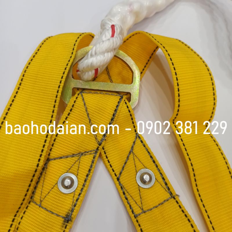 Dây đai an toàn toàn thân 1 móc lớn dây thừng D06 - hình thật