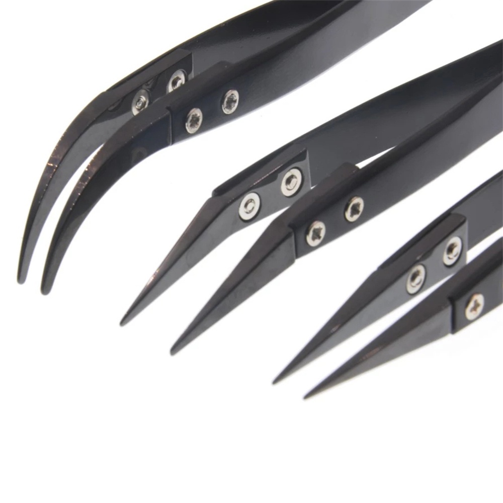 Nhíp Sửa Chữa Bằng Thép Không Gỉ Chống Tĩnh Điện Cách Nhiệt Tiện Dụng