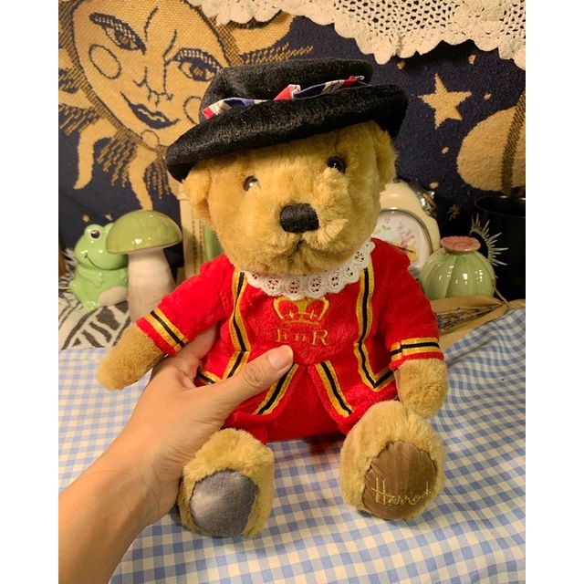 Gấu bông teddy bear vintage hoàng gia anh harrods - thú nhồi bông đồ chơi dễ thương phong cách Âu châu