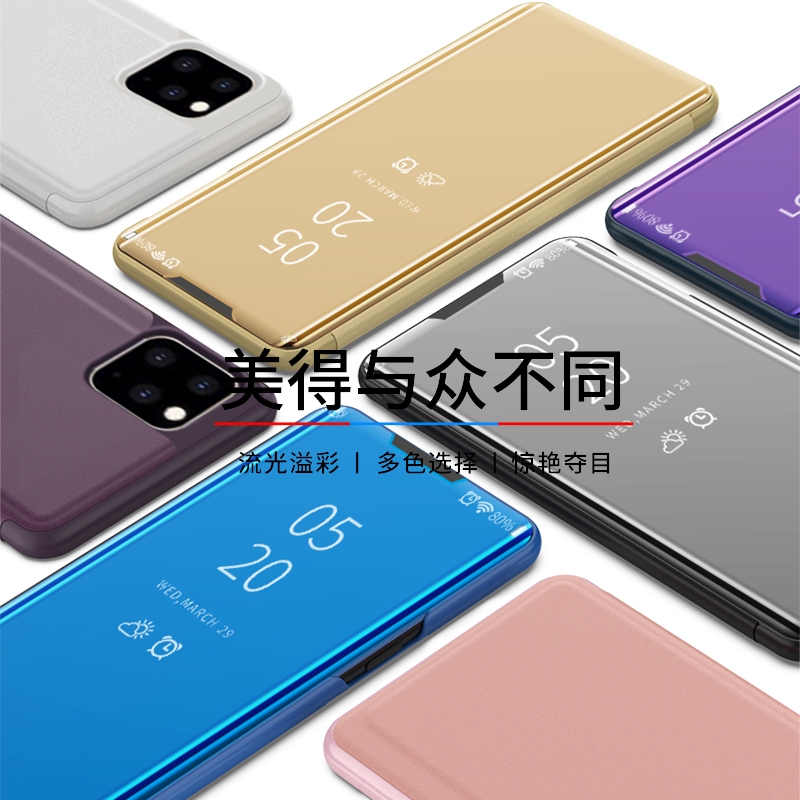 Bao điện thoại kiểu gập có giá đỡ bằng da PU cho Iphone 11 Pro 6/s/p/sp/7/p/8/p/X/Xr/Xs/Max | BigBuy360 - bigbuy360.vn