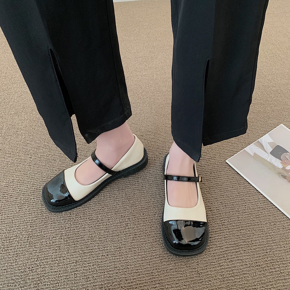 Giày lolita vintage mary jane đế vuông phong cách hàn quốc Shoes Paradise 216