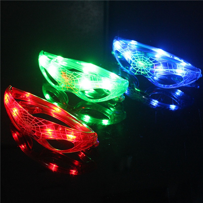 Mắt Kính Có Đèn Led Phát Sáng Hình Nhện Hoạt Hình Độc Đáo