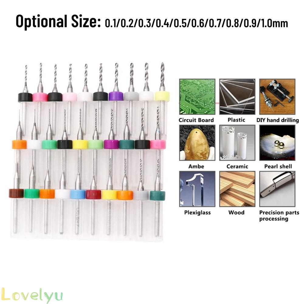 ◀READY▶PCB Drill Bits Drilling Power Tools Supplies Twisted Wood Workshop 10pcs# Good Quality
