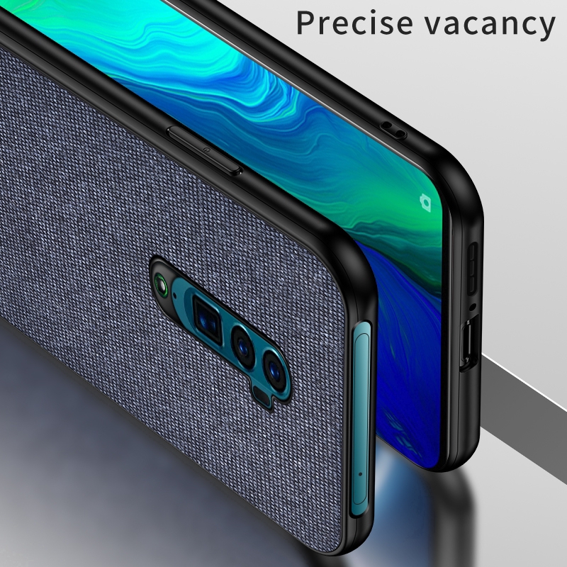 Ốp điện thoại TPU mềm bằng vải thích hợp cho OPPO Reno 10x