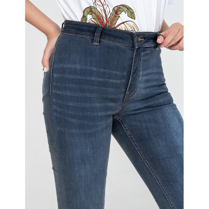 Quần jean nữ CANIFA dáng ôm dài bó chất bò denim mềm - 6BJ21A001