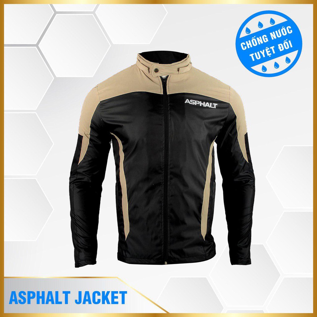 Áo Khoác Thời Trang Nam Chống Nước  Zona House ASPHALT Nẫu Sữa Vải Polyester Hàng Cao Cấp