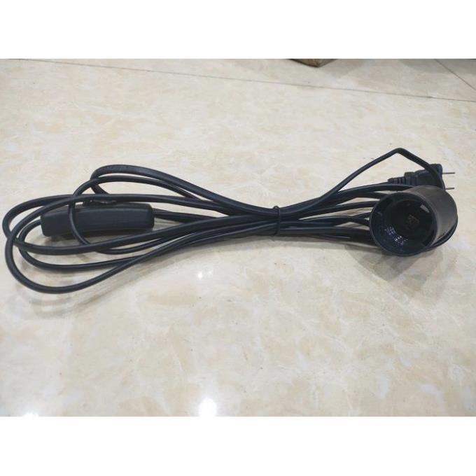 Bộ 2 Đui đèn E27 liền dây 2 mét có công tắc