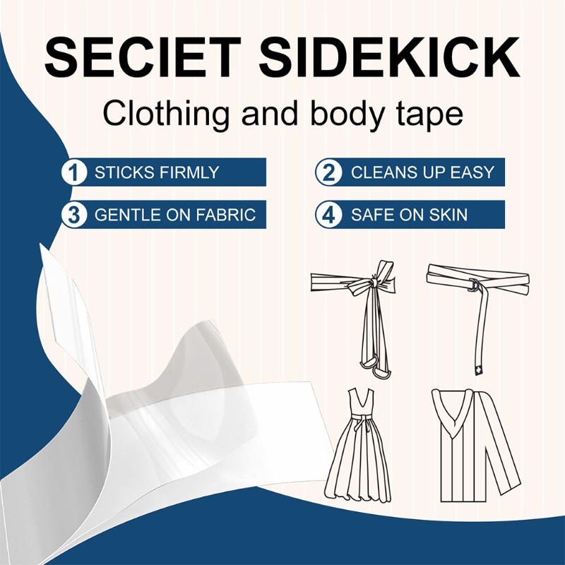 80 Miếng Dán Hai Mặt Trong Suốt Cho Đầm Và Toàn Thân