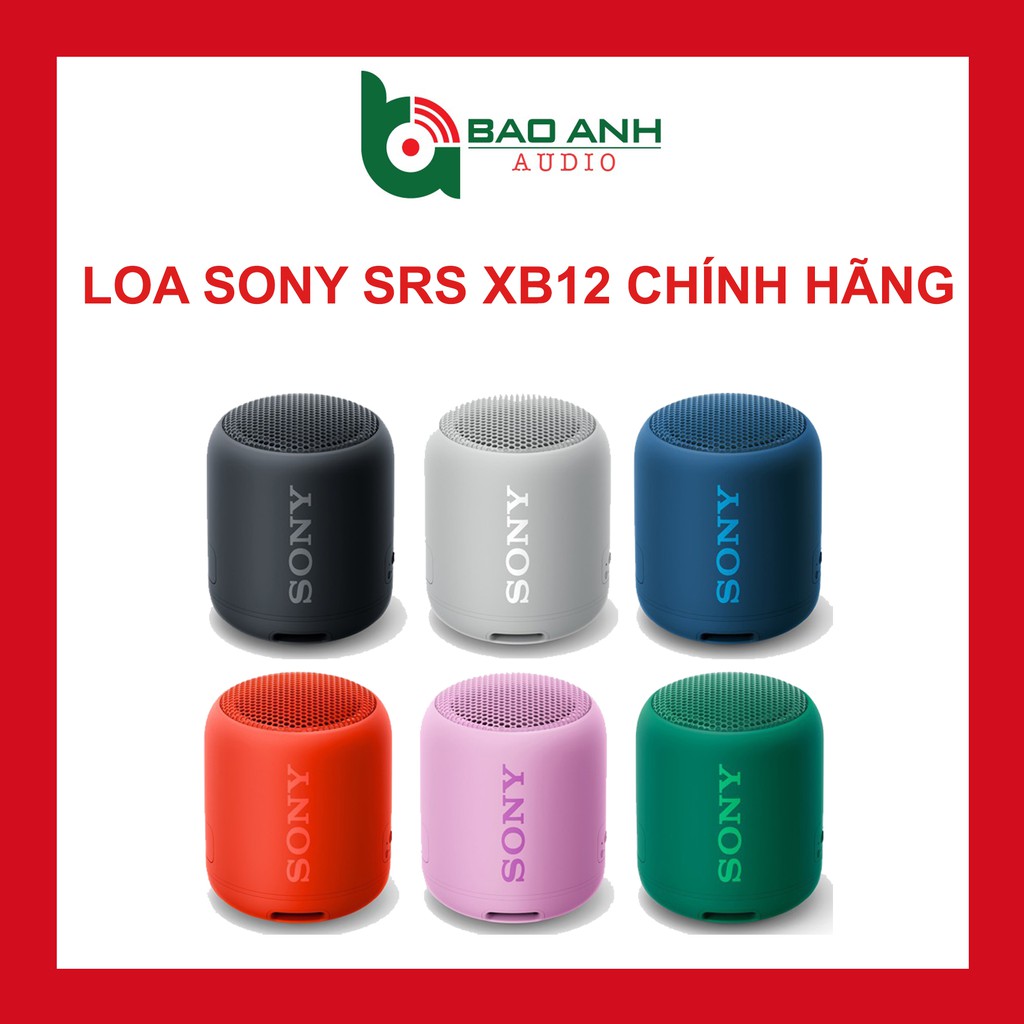 Loa Bluetooth Sony SRS XB12 - CHÍNH HÃNG