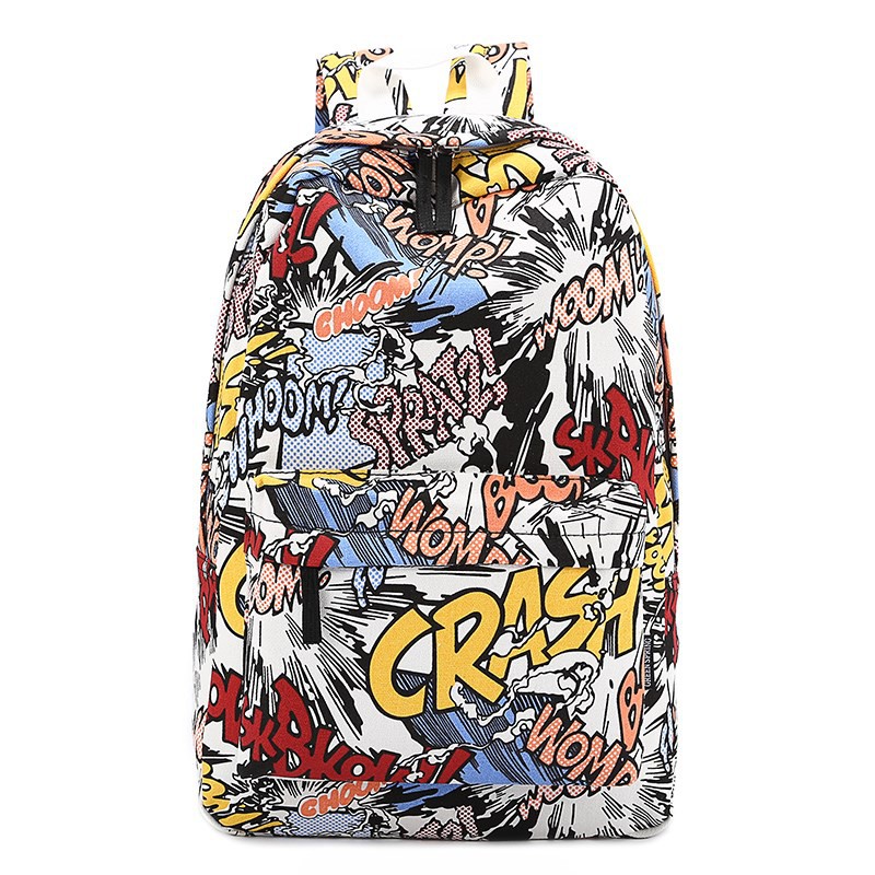 Ba lô nữ họa tiết Graffiti thời trang