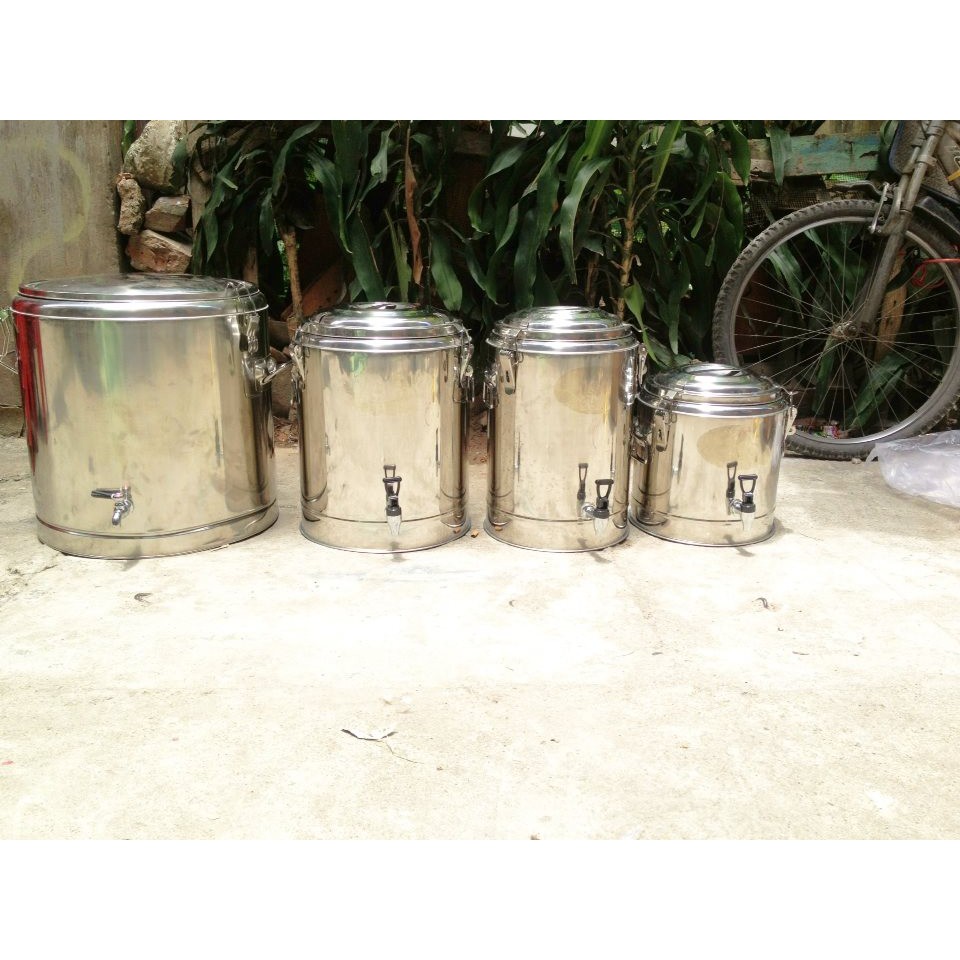 Bình inox nhiều cỡ có sẵn