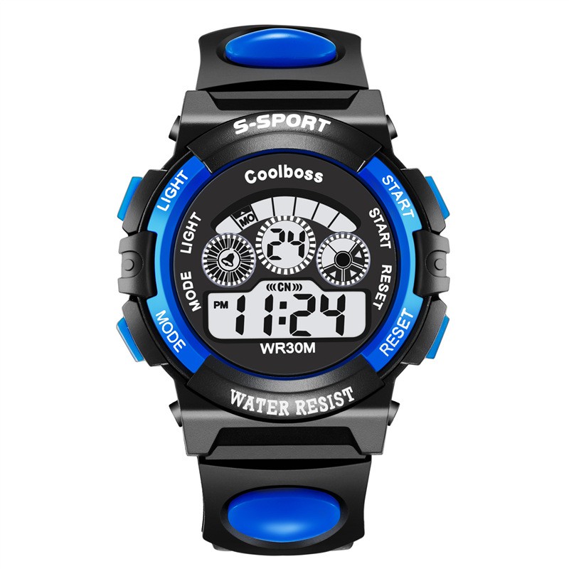 Đồng hồ trẻ em W89 màu xanh đen giá tốt  – Tặng 1 pin thay thế