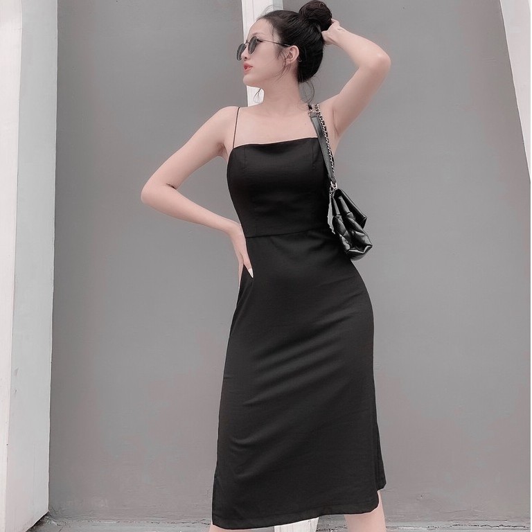 Váy đầm nữ hai dây Lylylorem TK03