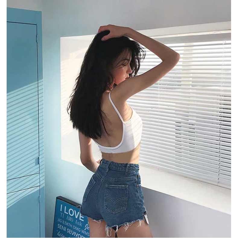 Áo Bra gân tăm lưng chữ U sang chảnh MS367