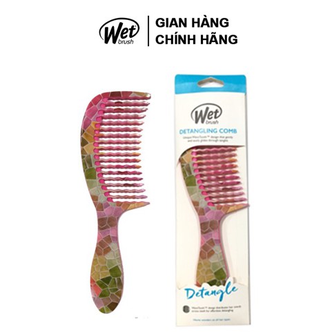 [CHÍNH HÃNG] Lược gỡ rối WET BRUSH dòng răng thưa họa tiết (MAGICM)