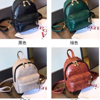 Balo mini cá sấu