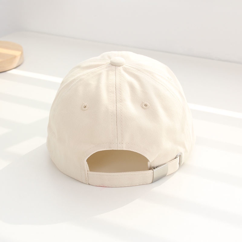 Mũ lưỡi trai thêu chữ đơn giản phong cách Hàn Quốc cho bé