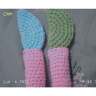 [Handmade Crochet] Móc khóa con dao bằng len