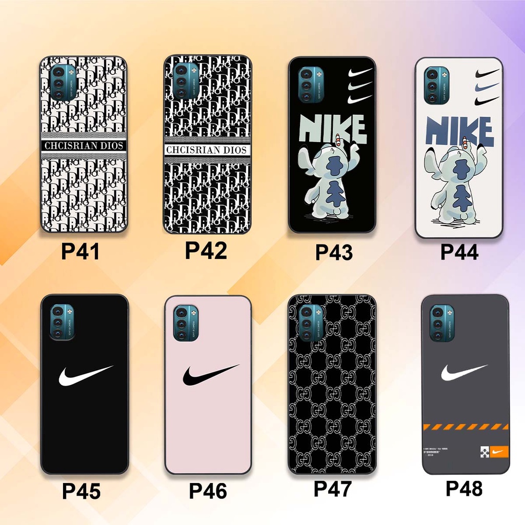 Ốp lưng điện thoại nokia g21 in hình thương hiệu NIKE GUCCI, DOIS
