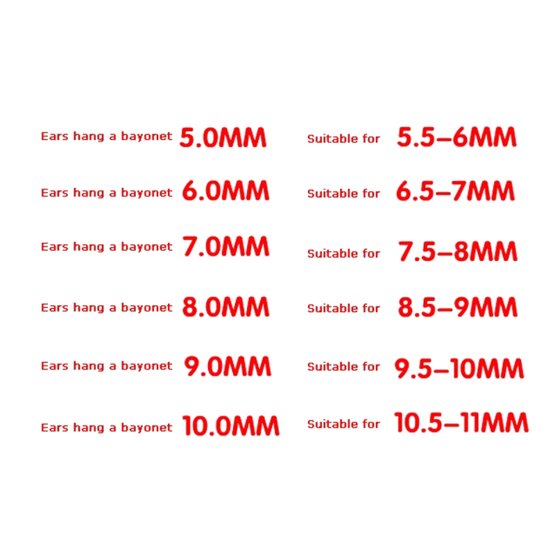 Móc tai nghe bluetooth thích hợp cho đường kính 5-10mm