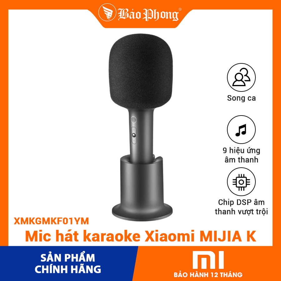 Mic hát karaoke Xiaomi MIJIA K song microphone kèm loa âm thanh cực chất
