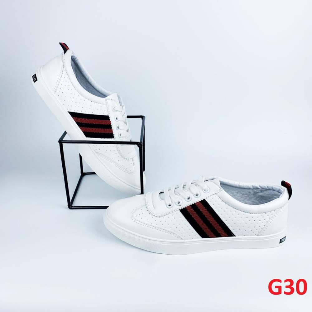 [ giá rẻ bất ngờ ][ Hàng Sale ] ❤️ Giày thể thao Sneaker - Da Trơn Cao Cấp Phủ Lớp NANO Chống Thấm - G30