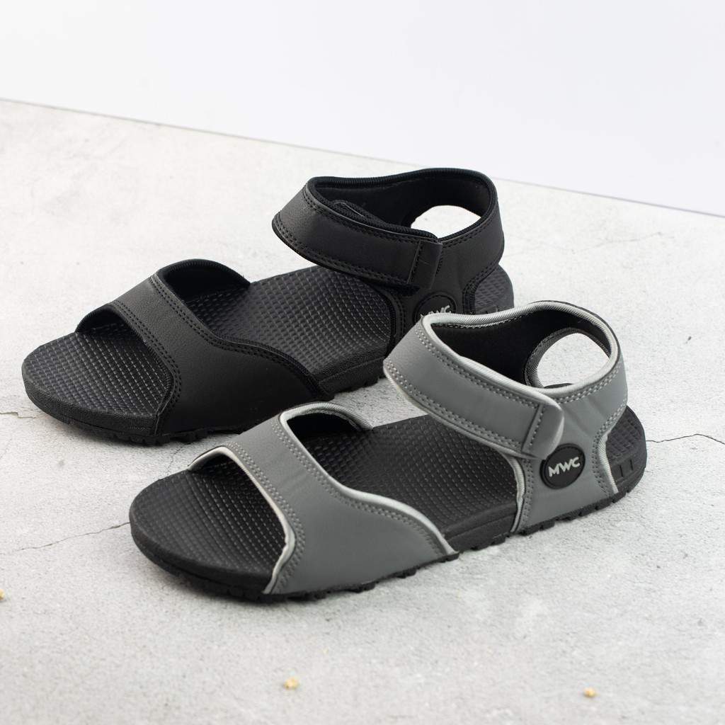 Giày Sandal Nam MWC Đế Cao Su 2CM Quai Da Cao Cấp NASD- 7027