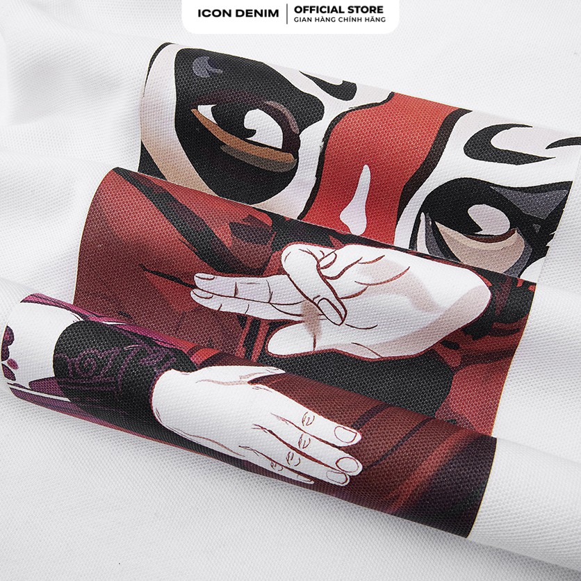 Áo Polo Tay Ngắn ICON DENIM Vietnamese Folk Art | BigBuy360 - bigbuy360.vn