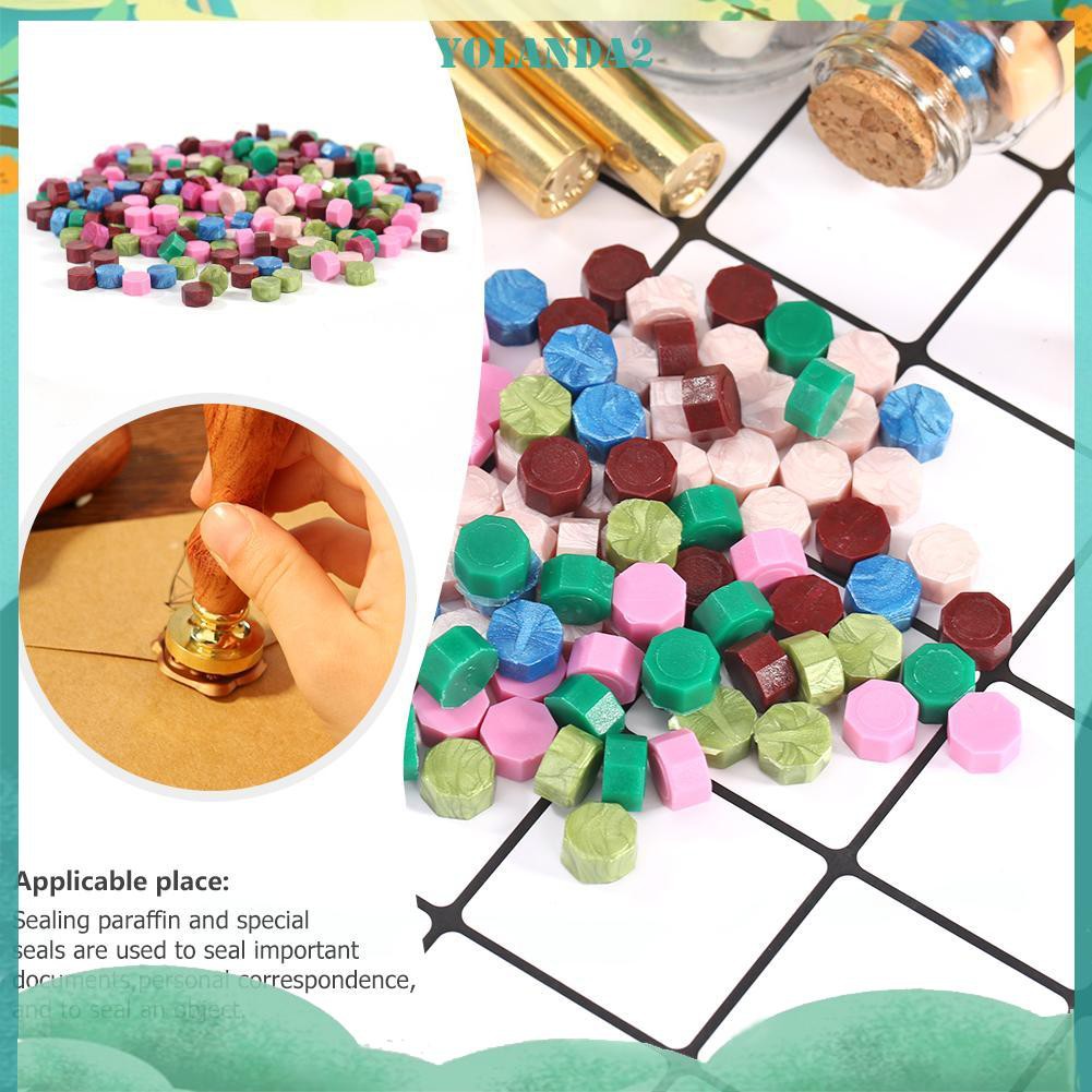 Bộ 100 Chiếc Sáp Đóng Dấu Phong Cách Retro Cổ Điển Tiện Dụng