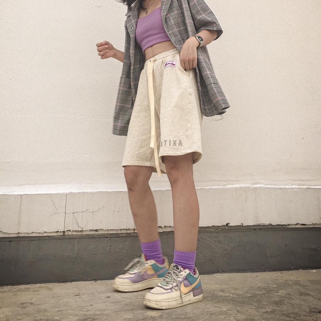 Quần Shorts Nam Nữ Quần Đùi Cạp Cao Chất Liệu Nỉ Chân Cua R3 Phù Hợp Đi Chơi Tập Thể Thao Local Brand Chính Hãng BATIXA