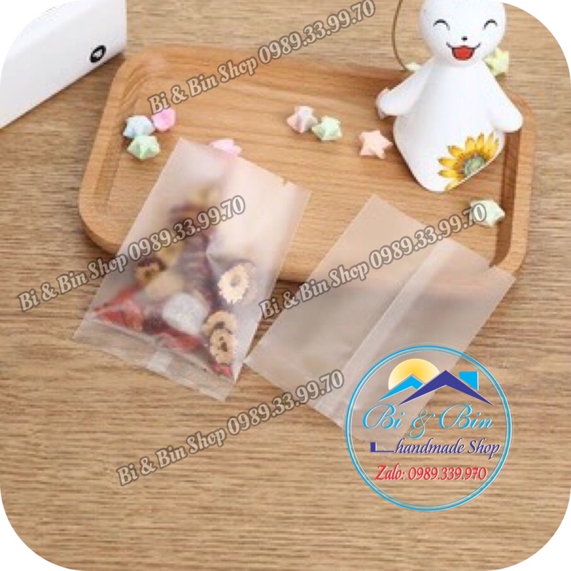 100 Cái Túi Bóng Kính Xếp Ly Đựng Hạt Cườm, Pha Lê, Phụ Kiện, Trang Sức Handmade