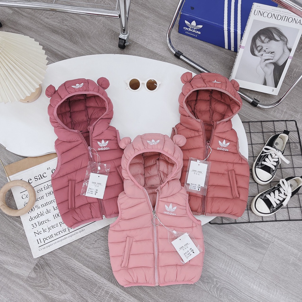 Áo khoác Gile cho bé,Áo phao gile siêu nhẹ cho bé từ 1-8 tuổi