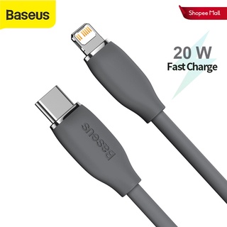 Cáp sạc nhanh Baseus bằng silica gel lỏng PD 20W USB C cho iPhone 13 12 Pro Mini Max