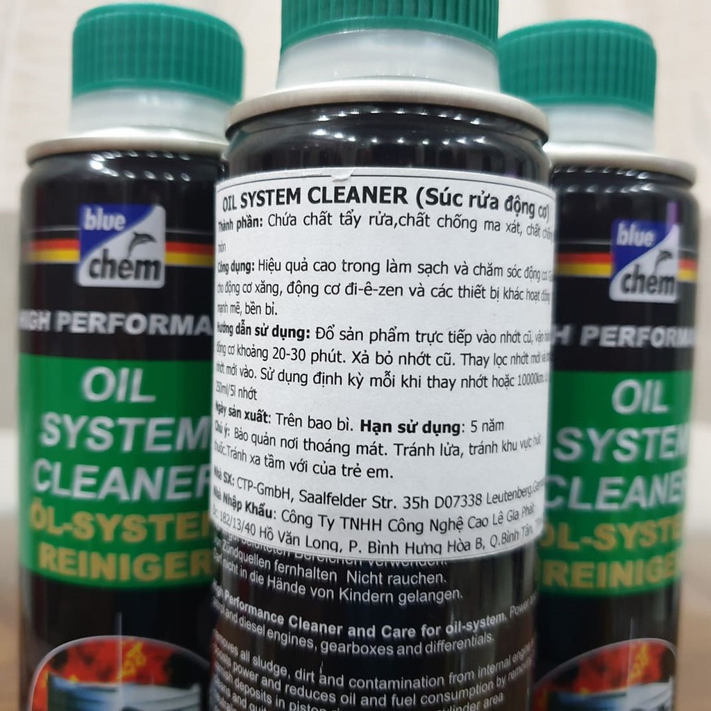 BLUECHEM OIL SYSTEM CLEANER 250ML(Súc Rửa Động Cơ)