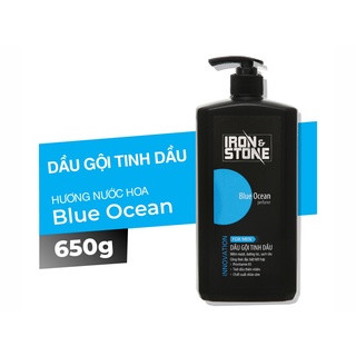 Dầu gội tinh dầu iron & stone blue ocean 650gr