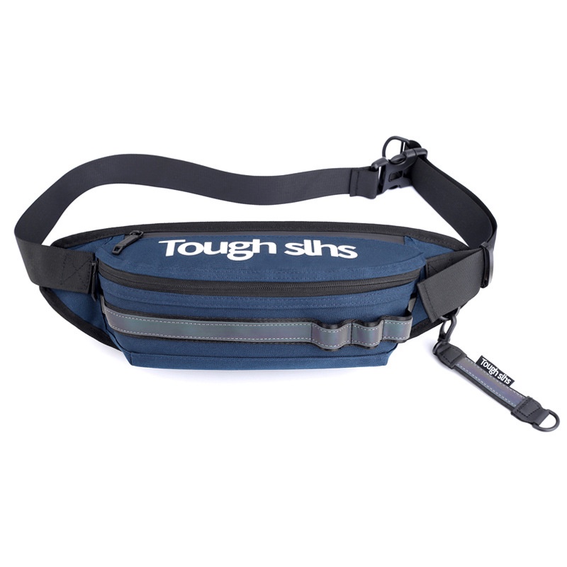 Túi Đeo Hông Vải Thể Thao Nhỏ Gọn, Thiết Kế Dải Phản Quang, Dành Cho Nam Nữ Phong Cách Hàn Quốc | BigBuy360 - bigbuy360.vn