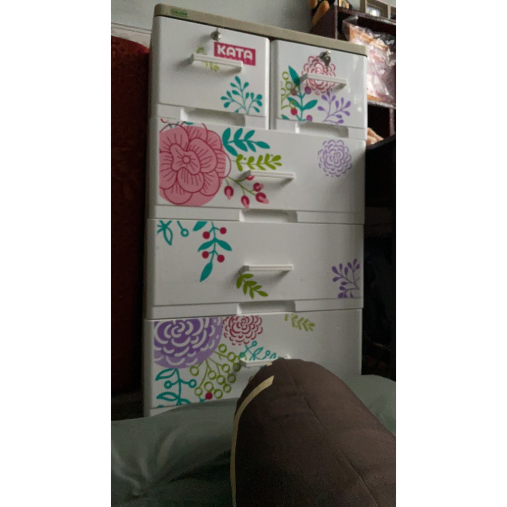 [HÀNG CÓ SẴN] Tủ nhựa KATA 4 tầng ( 60cm x 48cm x 100cm )- TẶNG BÀN XẾP HỌC SINH | BigBuy360 - bigbuy360.vn