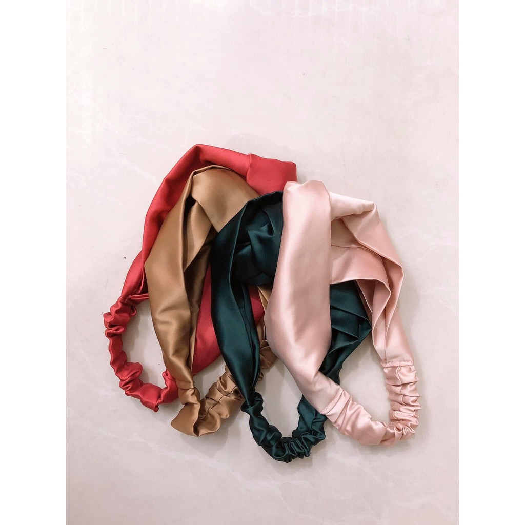 Cài tóc turban lụa xinh xắn Lamluy