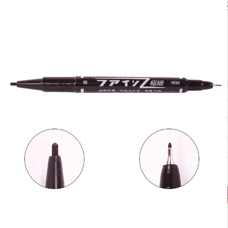 1 Bút Lông Dầu Hai Đầu Ngòi 0.5mm - 1mm