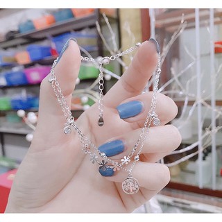 Lắc Chân Bạc ✈️Freeship✈️Lắc chân nữ bạc đẹp CPJ023