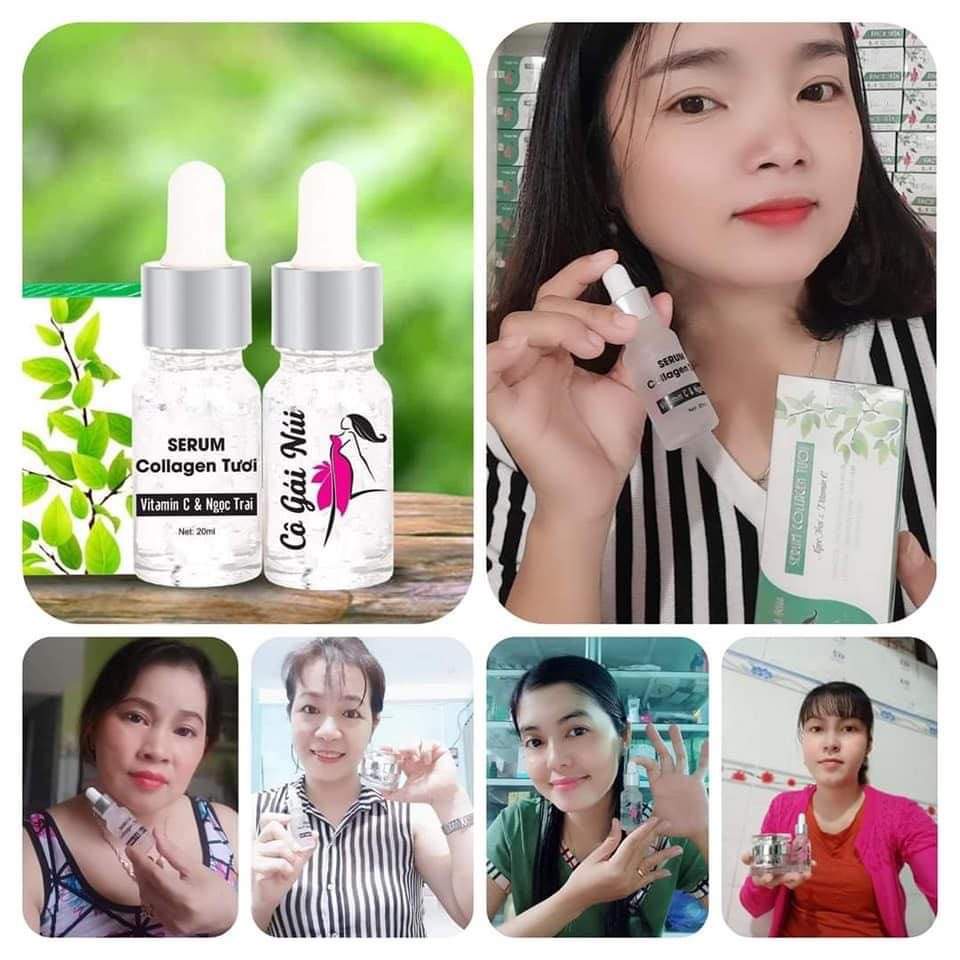 SERUM và kem FACE  SỮA CÔ GÁI NÚI
