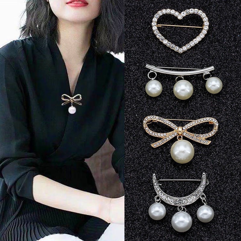 Sét Ghim Cài Quần Áo Nhiều Mẫu Thời Trang Đa Năng Sang Trọng Cho Nữ