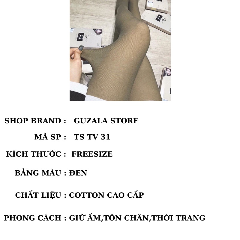 Quần tất lưới SK 6D hàng hộp cao cấp chuẩn loại 1 - MÃ: TS TV 31