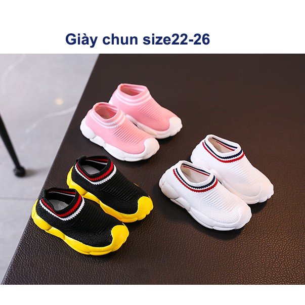 Giày chun bé trai bé gái siêu đẹp siêu đáng yêu size 15-26 GC2