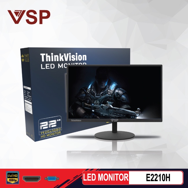 Màn hình máy tính VSP 22 inch LED Monitor E2210H