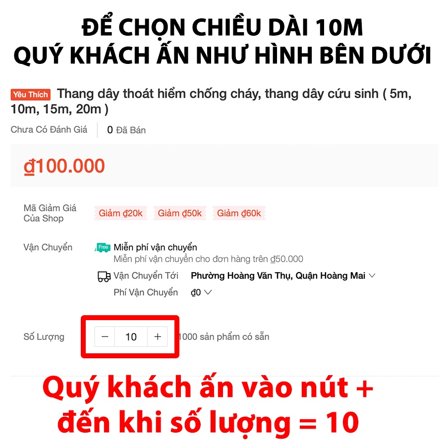 Thang dây thoát hiểm chống cháy, thang dây cứu sinh, thang dây pccc, thang thoát hiểm  (5m, 10m, 15m, 20m, 25m, 30m)