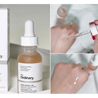 Serum Thanh Lọc Da The Ordinary Lactic Acid 5% + HA Serum. 30ml